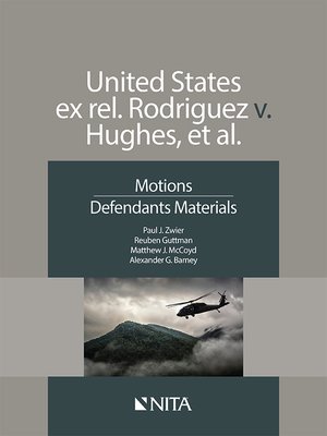 cover image of United States ex rel. Rodriguez v. Hughes, et al.